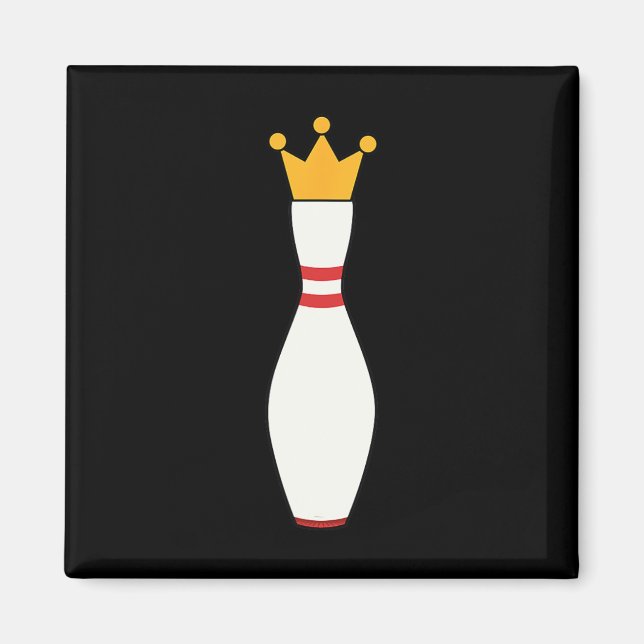 Imã Kingpin T Shirt Boliche League Gift (Frente)