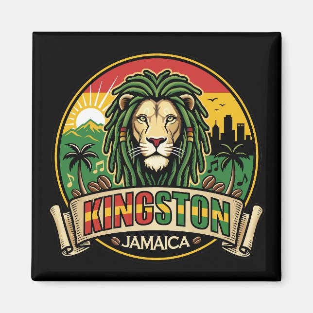 Imã Kingston Jamaica Ilha Caribe (Frente)