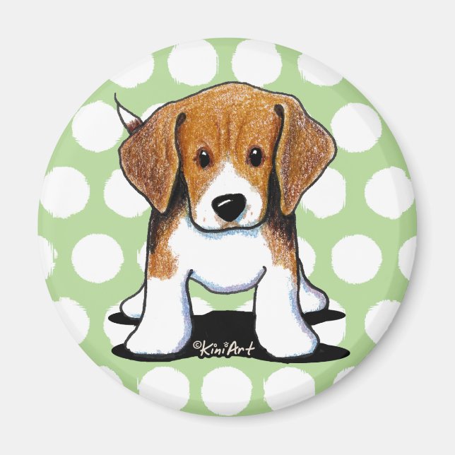 Imã KiniArt Beagle Pup (Frente)