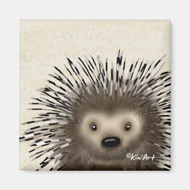 Imã KiniArt Porcupine (Frente)
