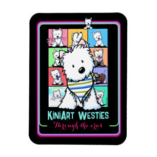 Ímã KiniArt Westies Eras
