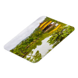 Ímã Kinkaku-ji Ou Pavilhão E Pond Do Ouro, Quioto