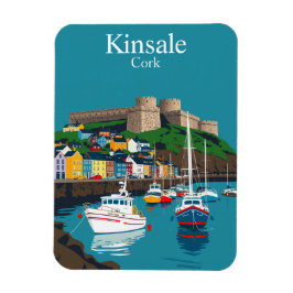Ímã Kinsale Cork Irlanda, aldeia costeira irlandesa