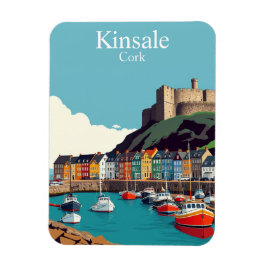 Ímã Kinsale Cork Irlanda, aldeia costeira irlandesa