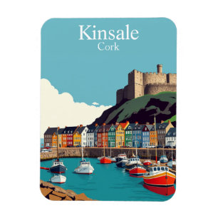 Ímã Kinsale Cork Irlanda, aldeia costeira irlandesa