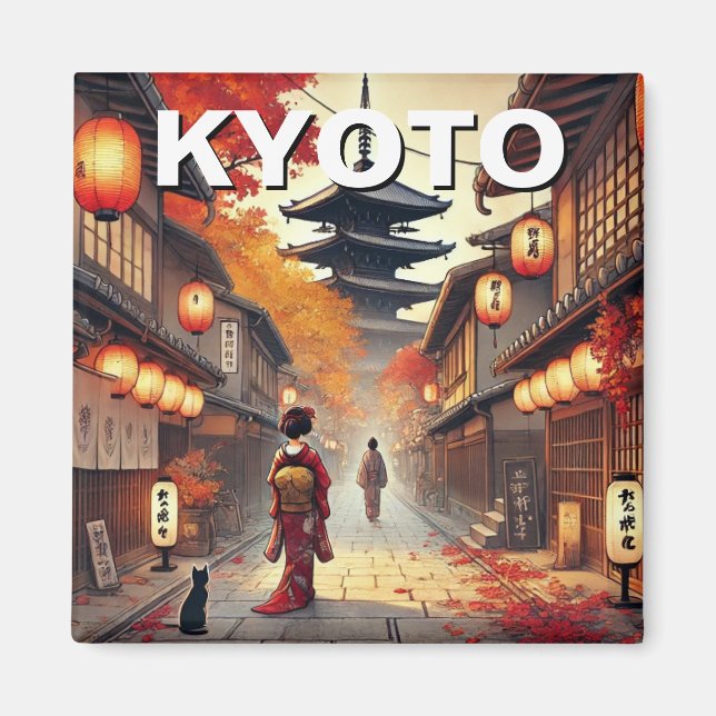 Imã Kioto Japão - Viagem Yasaka Shrine Autumn (Frente)