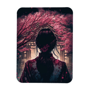 Ímã Kira Kirschblüten - Flexibler Fotomagnet