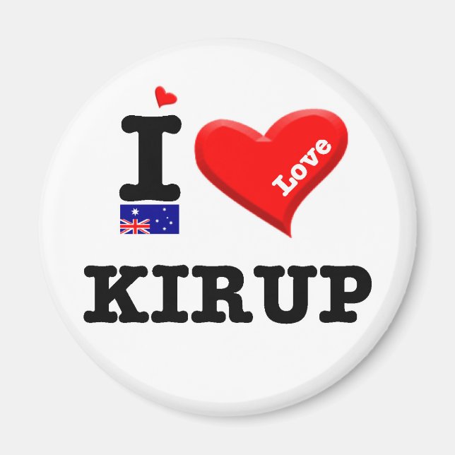 Imã KIRUP - I Love (Frente)