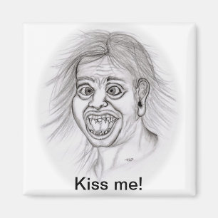 Imã Kiss me! - Bleistiftzeichnung