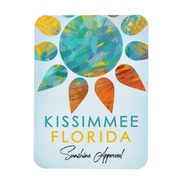 Ímã Kissimmee Florida Sunshine Travel (Vertical)