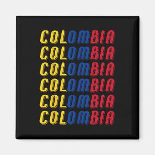 Imã Kit de Camisa de Futebol da Bandeira Colombiana 24