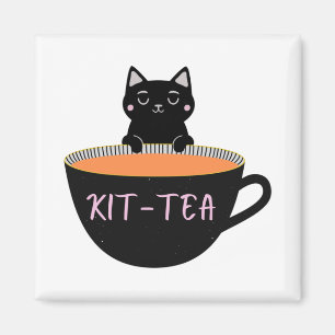 IMÃ KIT-TEA BLACK CAT