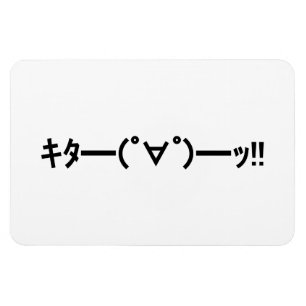 Ímã KITA! Emoticon キ タ ━ ━ ━ (゜ ∀ ゜) 