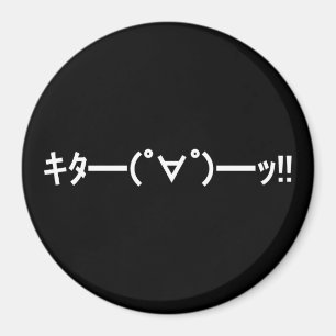 Imã KITA! Emoticon キ タ ━ ━ (゜ ∀ ━゜━━━ッ! Japonês Kaomoj