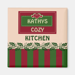 IMÃ KITCHEN MAGNET PESSOAL, ADICIONE O SEU NOME