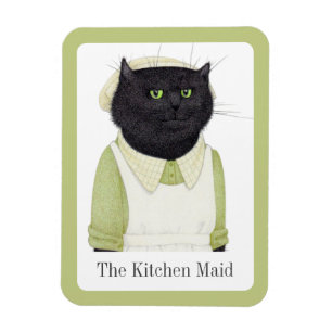 Ímã KITCHEN MAID CAT 3x4 Magnet Flexível + Texto