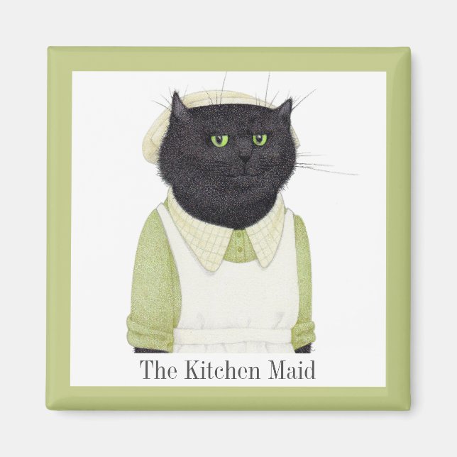 Imã KITCHEN MAID CAT Magnet + Texto (Frente)
