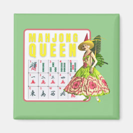 Imã Kitschy Mahjong Queen
