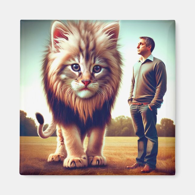 Imã Kitten Art (Frente)