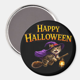 Imã Kitten happy Halloween magnet