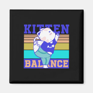 Imã Kitten Lance Yoga Espiritual Gato Fofo Animais Ani