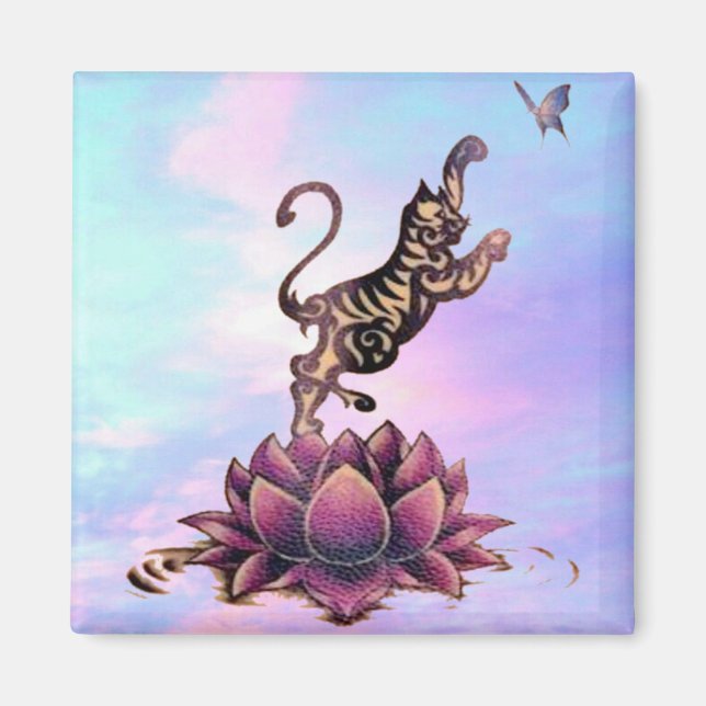 Imã kitten lotus (Frente)