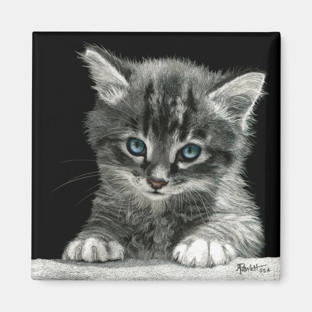 Imã Kitten Magnet - "O Futuro Brilhante" (Frente)