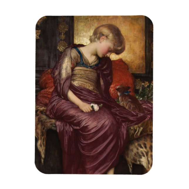 Ímã Kitten (por Frederic Leighton) (Vertical)