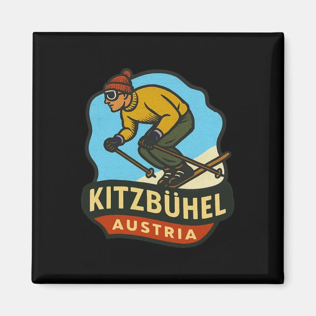 Imã Kitzbühel Áustria Esqui  (Frente)