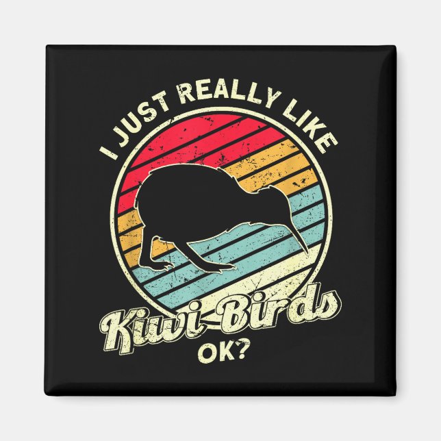 Imã Kiwi &amp; New Zealand Uni-adults Black Cotton, Ly (Frente)