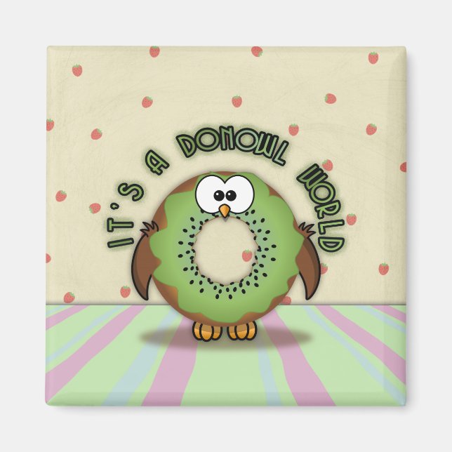 Imã kiwi donowl (Frente)