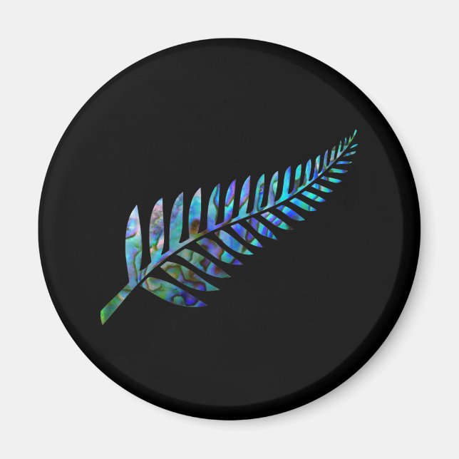 IMÃ KIWI NEW ZEALAND FERN PAUA (Frente)