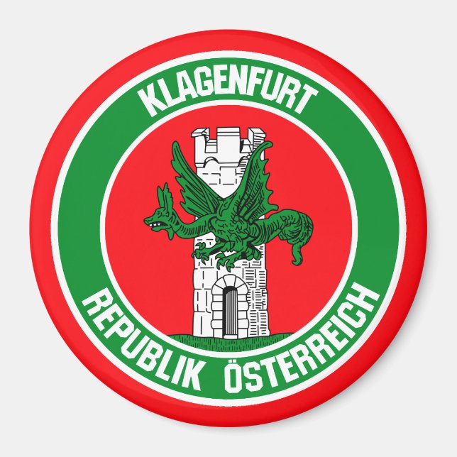 Imã Klagenfurt Round Emblem (Frente)