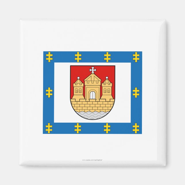 Imã Klaipeda County Flag (Frente)