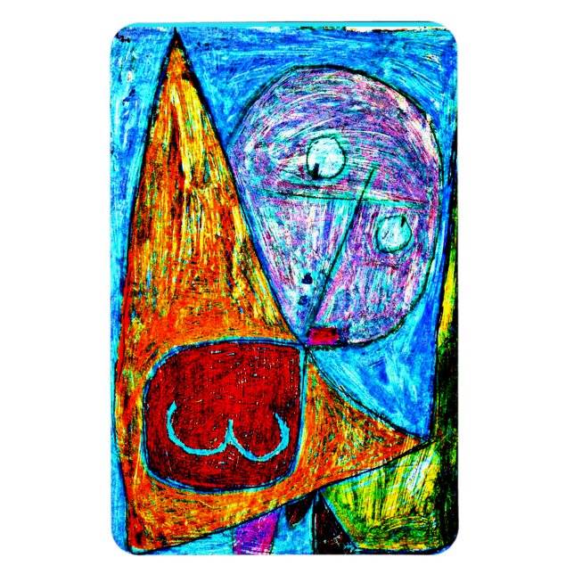 Ímã KLEE - Angel Still-feminina, trabalho de arte de 1 (Vertical)