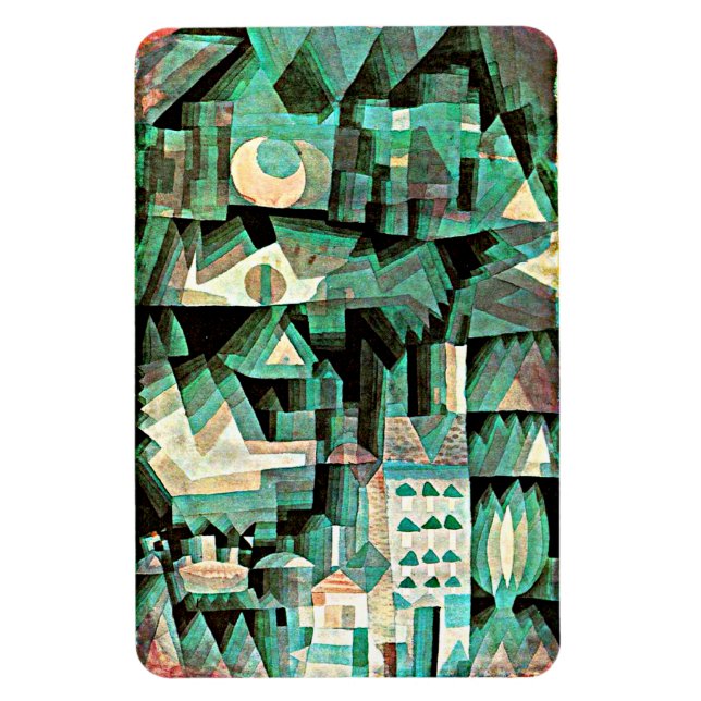 Ímã Klee - Cidade do Sonho, abstrato (Vertical)