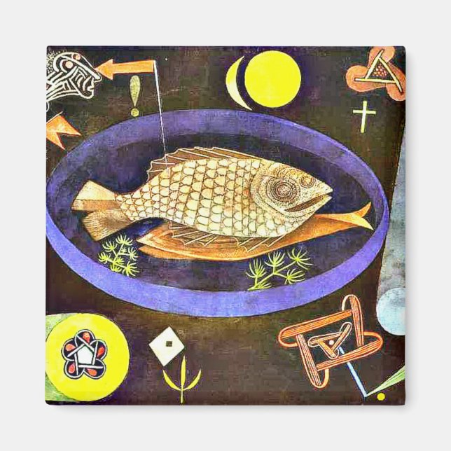 Imã Klee - Em volta do Peixe, (Frente)