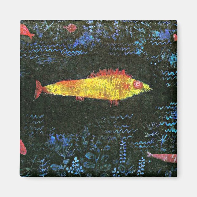 Imã Klee - The Goldfish, trabalho de arte de 1925 (Frente)