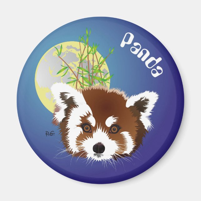 Imã Kleiner Panda (Ailurus fulgens) Magnet (Frente)