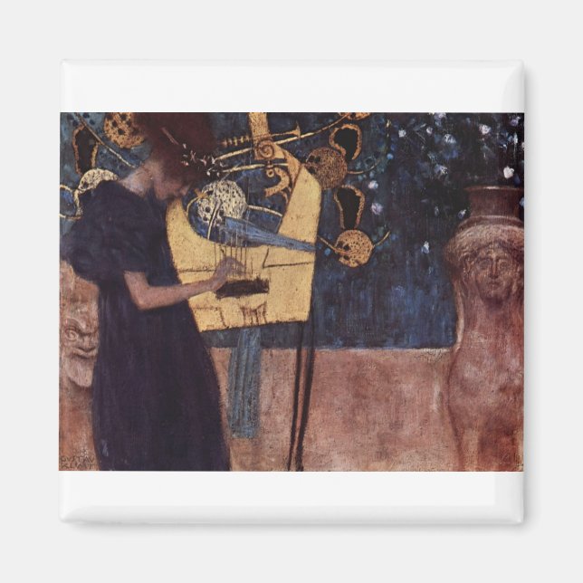Imã Klimt Gustav A Música (Frente)