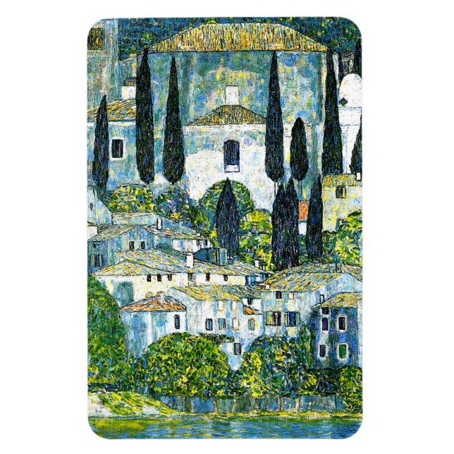 Ímã Klimt - Igreja em Cassone (Vertical)
