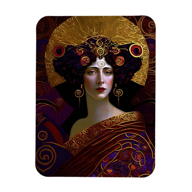 Ímã Klimt inspirou o Magnet da Deusa Rainha (Vertical)
