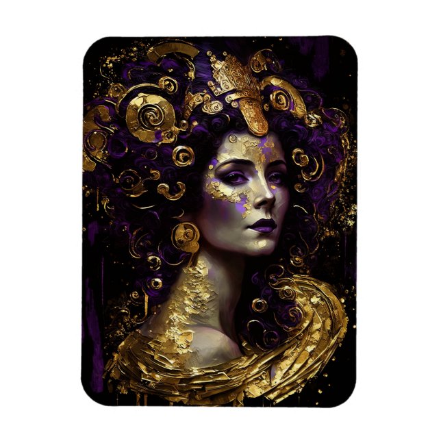 Ímã Klimt inspirou o Magnet da Deusa Rainha (Vertical)