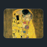 Ímã Klimt: O Magneto Premium de Arte Beija<br><div class="desc">Gustav Klimts O Beijo,  detalhe,  está neste Magneto Premium.</div>