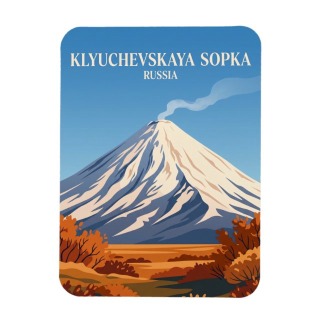 Ímã Klyuchevskaya Sopka Rússia (Vertical)
