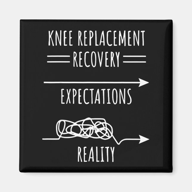 Imã Knee Replacement Recovery Expectations Reality Sur (Frente)