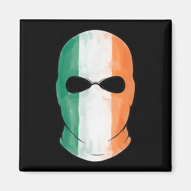 Imã Kneecap Tricolor Balaclava (Frente)