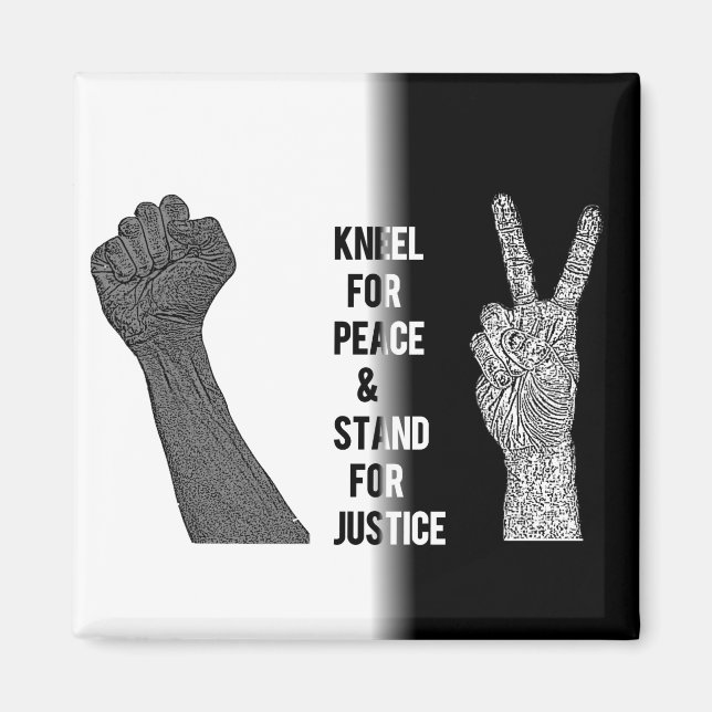 Imã Kneel for Peace and Stand for Justice (Frente)