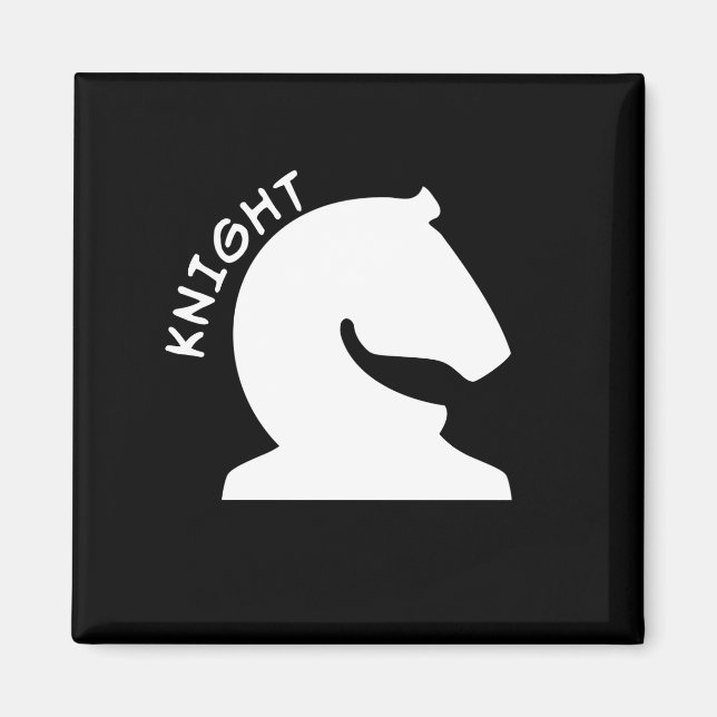 Imã Knight Chess Piece (Frente)