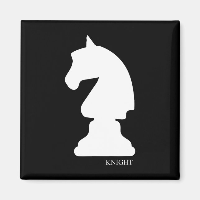 Imã Knight Chess Piece Group Costume Chess Club Chess (Frente)